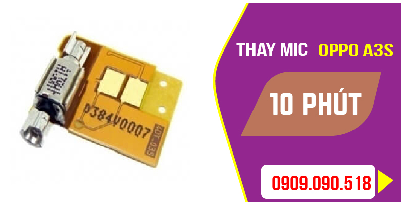 Thay mic a3s chỉ 10 phút tại Hanoimobile